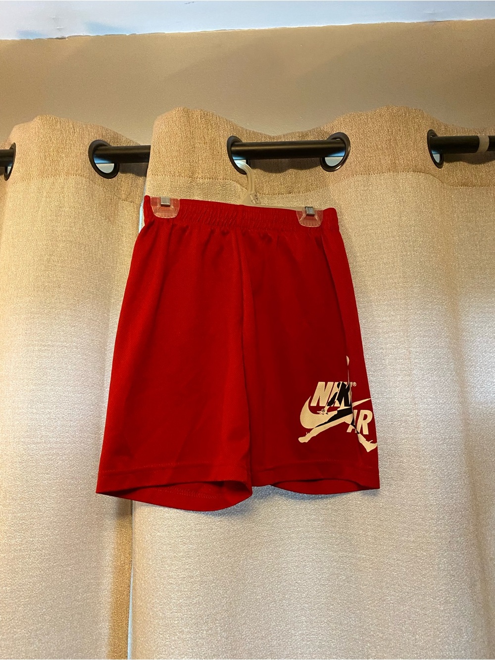 Kids Size Small (8-10 Yrs) Nike Jordan Red/White Athletic Shorts!
